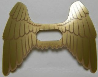 20286a | Minifigure Wings Collapsed with Center Opening and  Gold Feathers Pattern | LEGOPART