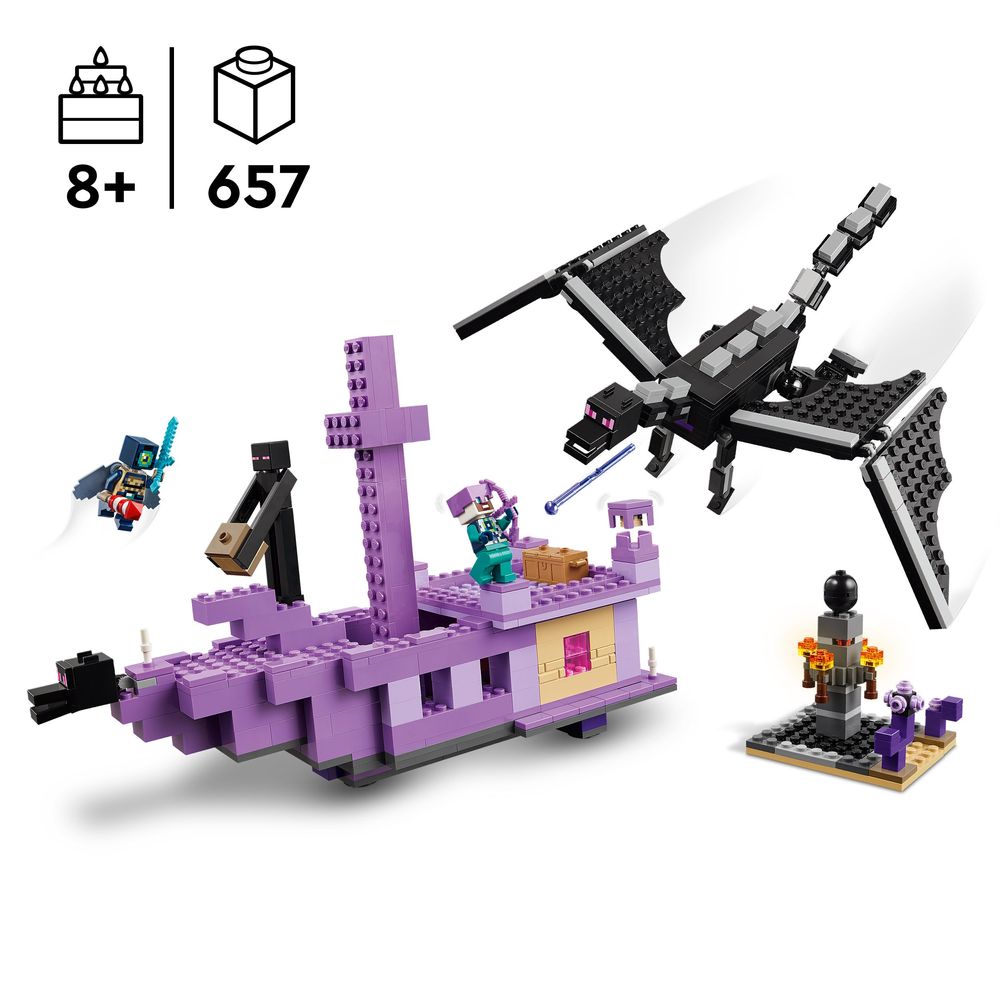 The Ender Dragon and End Ship LEGO 21264