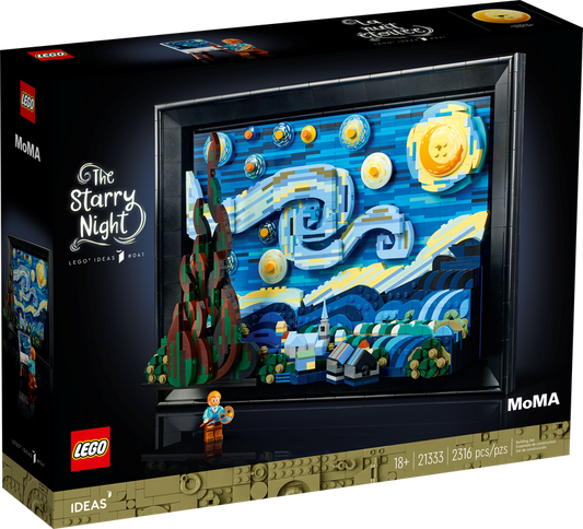 Vincent van Gogh - De sterrennacht LEGO 21333