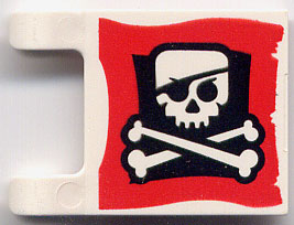 2335pb008 | Flag 2 x 2 Square with Skull and Crossbones | LEGOPART