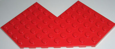 2401 | Wedge, Plate 10 x 10 with 4 x 4 Cutout and Cut Corner | LEGOPART