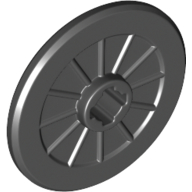 24314pb01 | Wheel Wheelchair with Molded Black Hard Rubber Tire Pattern | LEGOPART