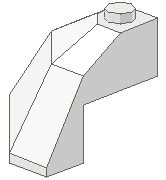 2463 | Brick, Modified Facet 3 x 3 x 2 Top | LEGOPART