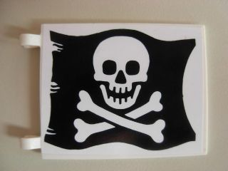 2525p01s | Flag 6 x 5 with Skull and Crossbones | LEGOPART