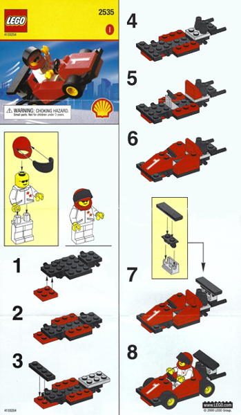 2535-1 | Formula 1 Racing Car | INSTRUCTIONS | LEGOPART