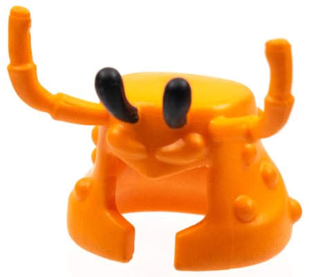 25748pb01 | Minifigure, Headgear Mask Lobster Head with Long Antennae and Black Protruding Eyes Pattern | LEGOPART