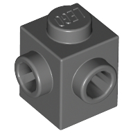 26604 | Brick, Modified 1 x 1 with Studs on 2 Sides, Adjacent | LEGOPART