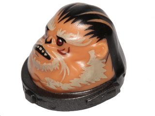 27136pb01 | Minifigure, Head, Modified SW Iakaru with Bistan Pattern | LEGOPART