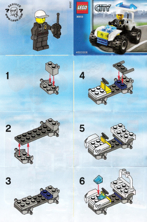 30013-1 | Police Quad polybag | INSTRUCTIONS | LEGOPART