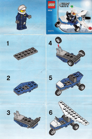 30018-1 | Police Plane polybag | INSTRUCTIONS | LEGOPART