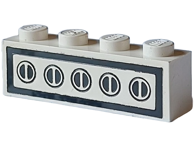 3010p41 | Brick 1 x 4 with Homemaker Stove Switch Pattern | LEGOPART