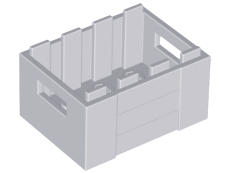 30150 | Container, Crate 3 x 4 x 1 2/3 with Handholds | LEGOPART