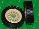 30155c01 | Wheel Spoked 2 x 2 with Pin Hole with Black Tire 24mm D. x 8mm Offset Tread - Interior Ridges | LEGOPART