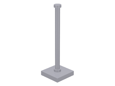 30256 | Support 2 x 2 x 5 Bar on Tile Base with Solid Stud and Stop Ring | LEGOPART