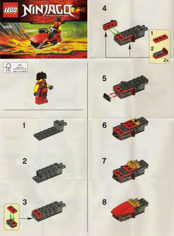 30293-1 | Kai Drifter polybag | INSTRUCTIONS | LEGOPART