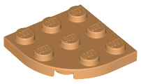 30357 | Plate, Round Corner 3 x 3 | LEGOPART