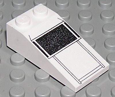 30363px10 | Slope 18 4 x 2 with SW Imperial Shuttle Cockpit Pattern | LEGOPART