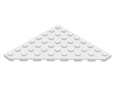 30504 | Wedge, Plate 8 x 8 Cut Corner | LEGOPART