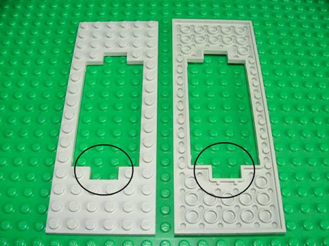 3058a | Plate, Modified 6 x 16 with Motor Cutout Narrow | LEGOPART