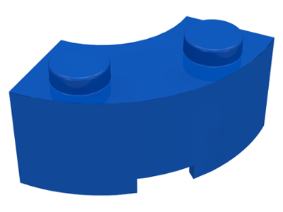 3063 | Brick, Round Corner 2 x 2 Macaroni with Stud Notch | LEGOPART