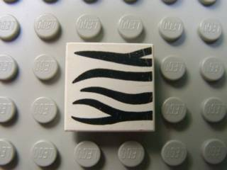 3068pb0012 | Tile 2 x 2 with Safari Pattern | LEGOPART