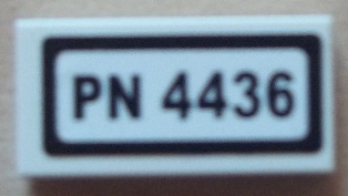 3069pb0223 | Tile 1 x 2 with | LEGOPART