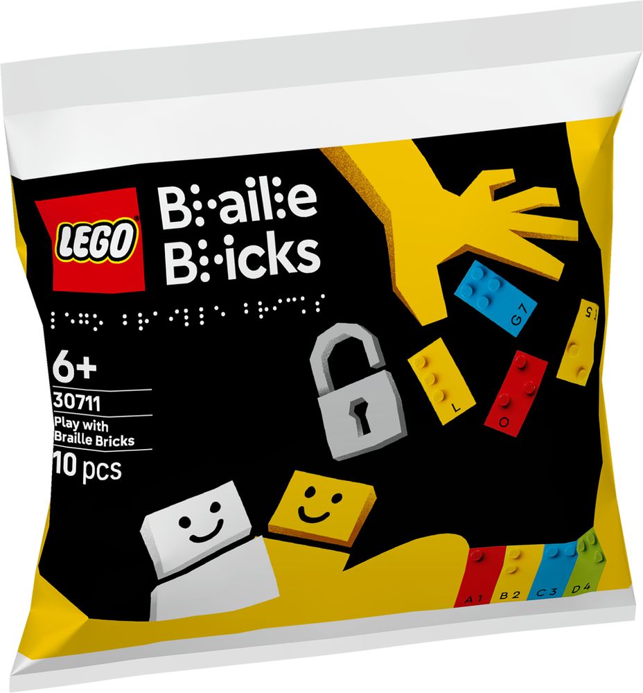 Play with Braille Bricks LEGO 30711