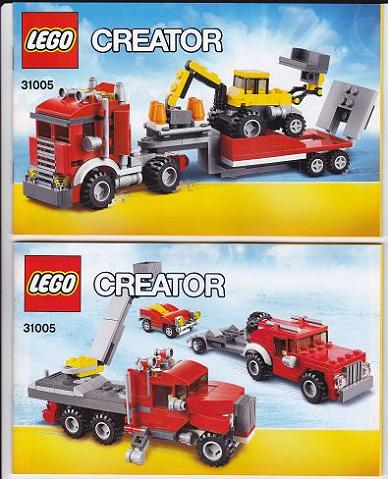 31005-1 | Construction Hauler | INSTRUCTIONS | LEGOPART