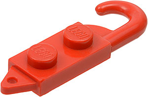 3127b | Hook Plate, Modified 1 x 2 with Crane Hook Right | LEGOPART