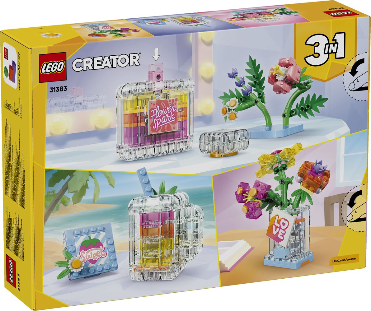 Floral Decor Perfume Bottle LEGO 31383
