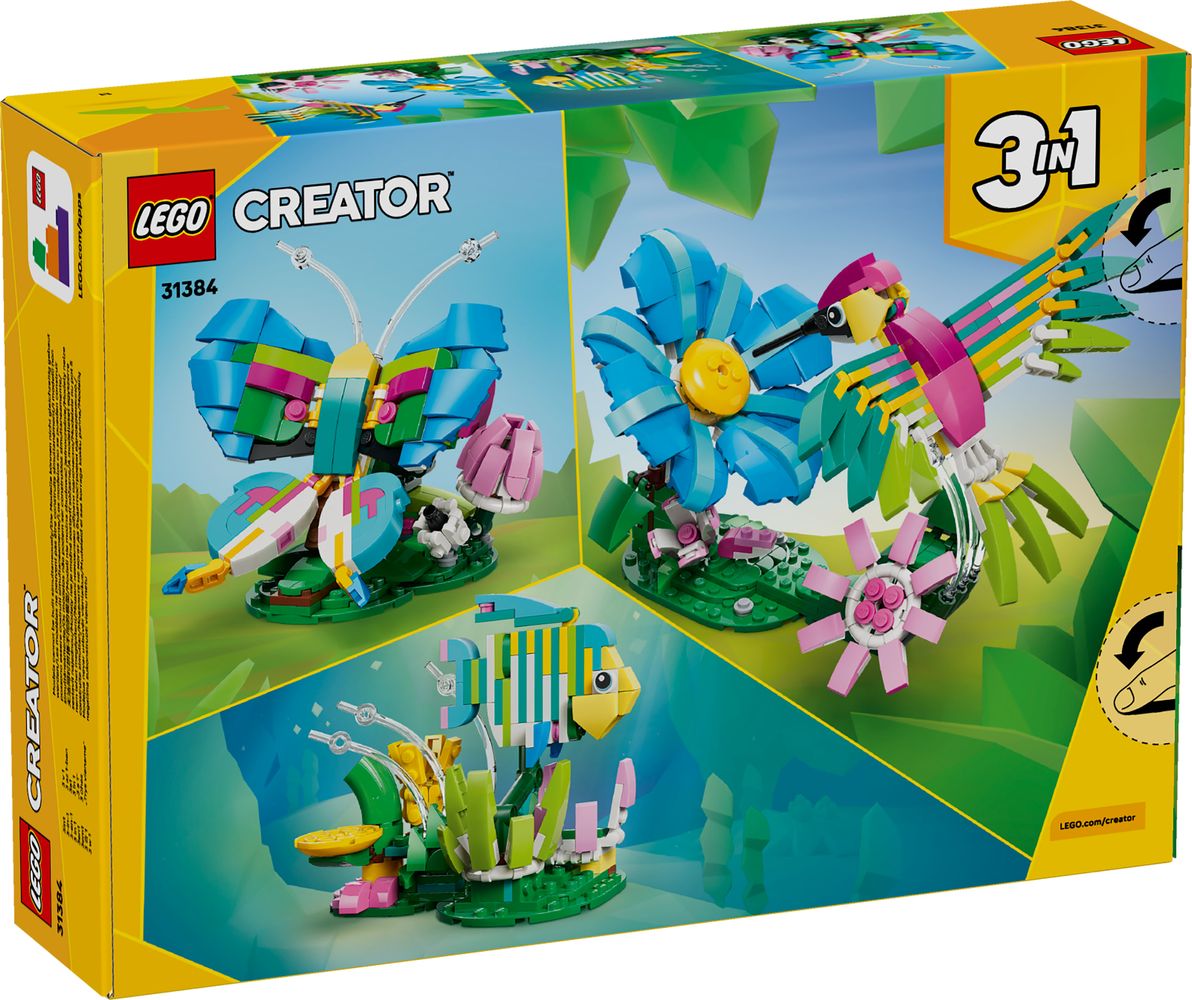 Wild Animals: Colorful Hummingbird LEGO 31384