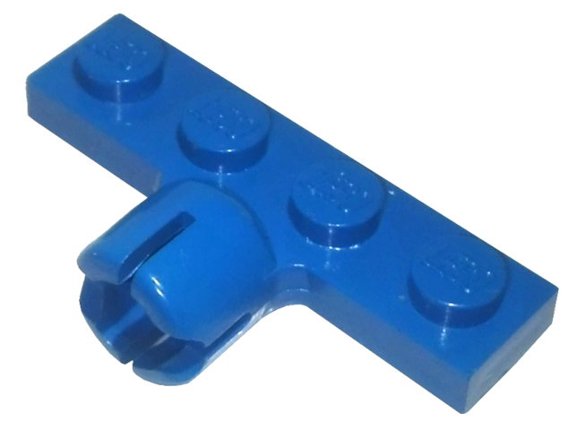 3183b | Plate, Modified 1 x 4 with Tow Ball Socket, Long, 4 Slots | LEGOPART