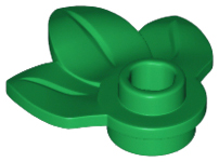 32607 | Plant Plate, Round 1 x 1 with 3 Leaves | LEGOPART