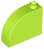 33243 | Slope, Curved 3 x 1 x 2 with Hollow Stud | LEGOPART