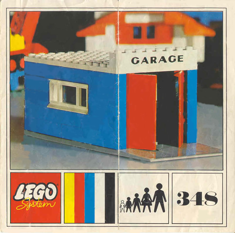 348-1 | Garage with Automatic Doors | INSTRUCTIONS | LEGOPART