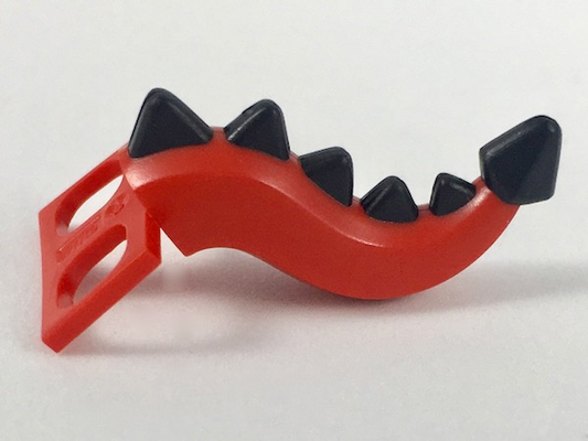 35756pb01 | Minifigure Costume Tail Dragon with Black Spikes Pattern | LEGOPART