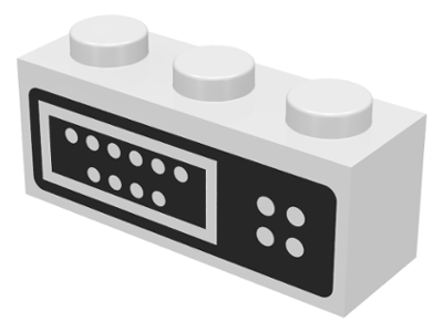 3622p02 | Brick 1 x 3 with Control Panel Pattern | LEGOPART