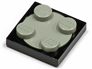 3680c01 | Turntable 2 x 2 Plate with Light Gray Top | LEGOPART