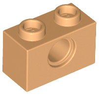 3700 | Technic, Brick 1 x 2 with Hole | LEGOPART