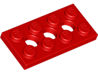 3709b | Technic, Plate 2 x 4 with 3 Holes | LEGOPART