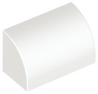 37352 | Slope, Curved 1 x 2 with Bottom Stud Holder | LEGOPART