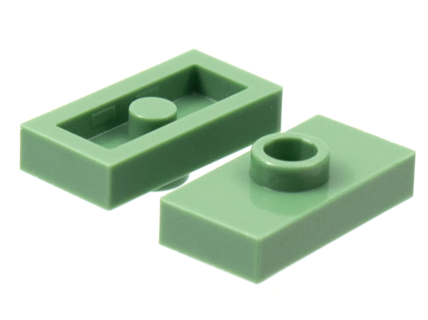 3794a | Plate, Modified 1 x 2 with 1 Stud without Groove | LEGOPART