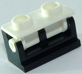 3937c14 | Hinge Brick 1 x 2 with White Top Plate | LEGOPART