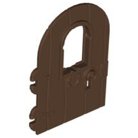 40241 | Door 1 x 4 x 6 Round Top with Window and Keyhole, Nonreinforced Edge | LEGOPART