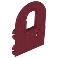 40241 | Door 1 x 4 x 6 Round Top with Window and Keyhole, Nonreinforced Edge | LEGOPART