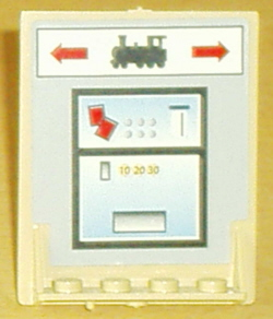 40249pb02 | Door 2 x 5 x 5 Swivel, Bracket Base with Vending Machine Pattern (Sticker) - Set 4708 | LEGOPART