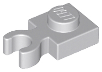 4085d | Plate, Modified 1 x 1 with Open O Clip Thick | LEGOPART