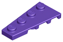 41770 | Wedge, Plate 4 x 2 Left | LEGOPART