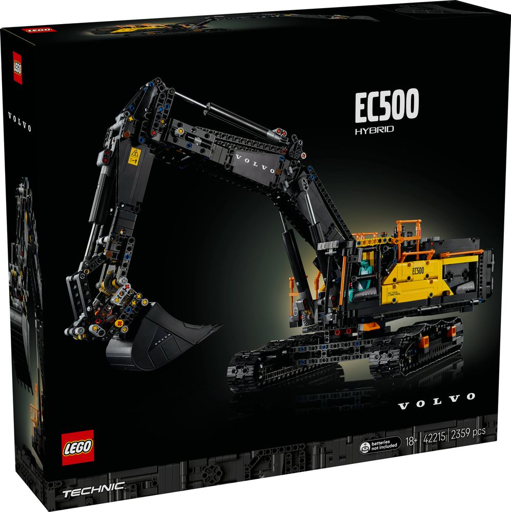 Volvo EC500 Hybrid Excavator LEGO 42215