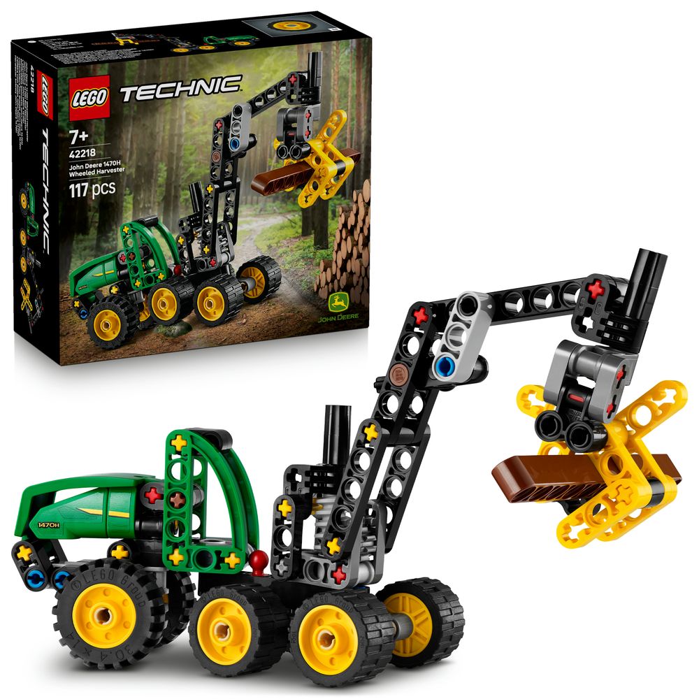 John Deere 1470H Wheeled Harvester LEGO 42218